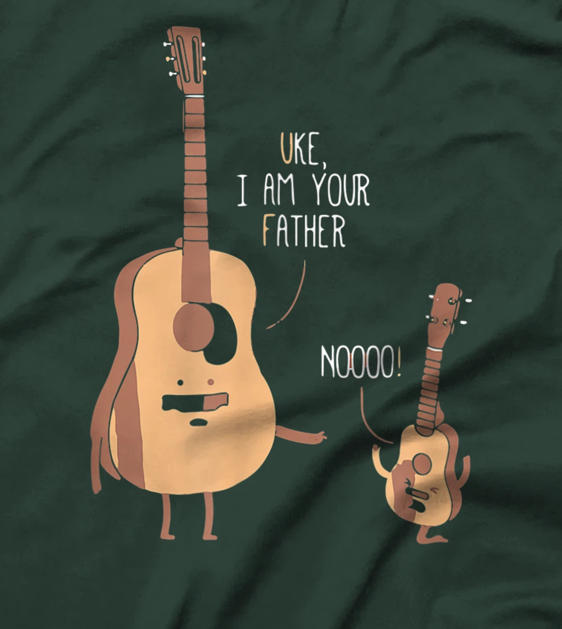 Uke I Am Your Father T Shirt Ukulele Guitar Music T-Shirt