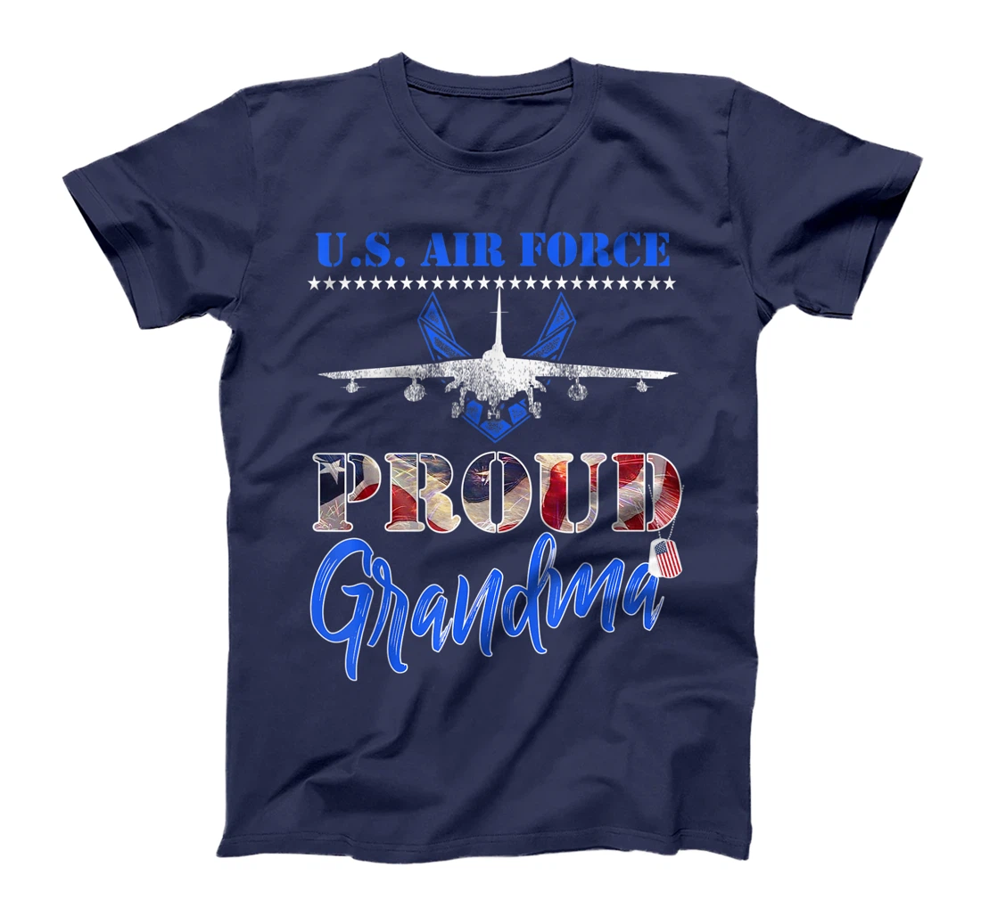 Proud US Air Force Grandma Pride Military Family Tee - USAF T-Shirt