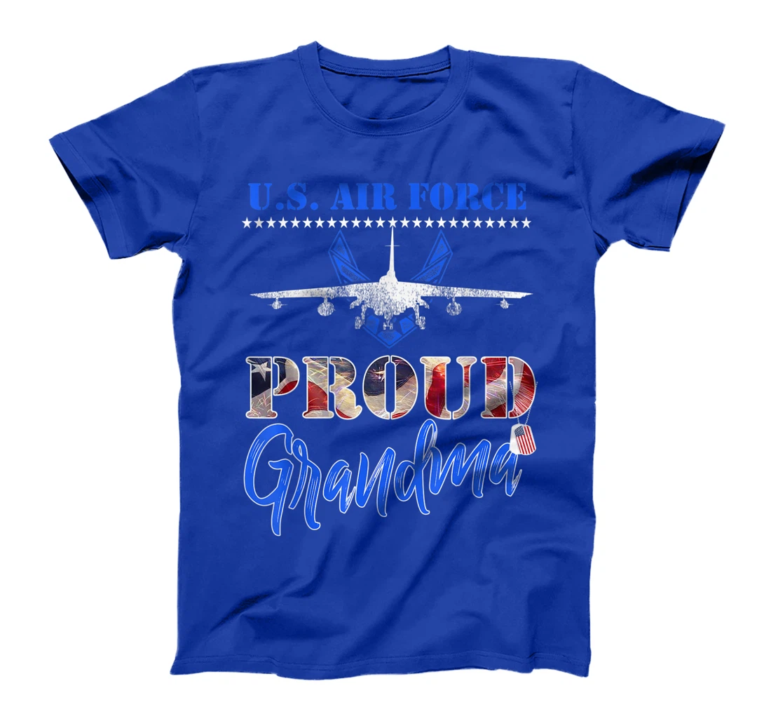 Proud US Air Force Grandma Pride Military Family Tee - USAF T-Shirt