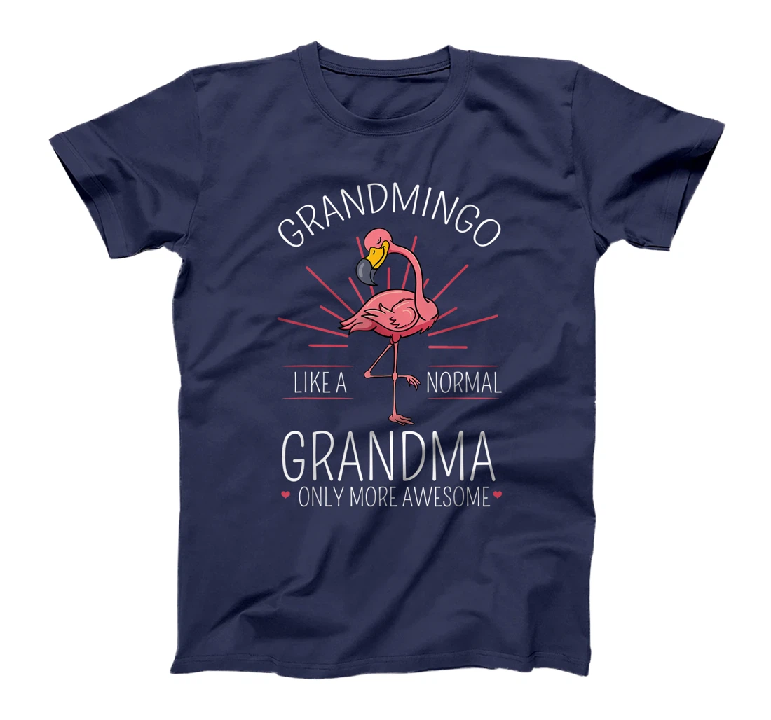 Grandmingo Flamingo Lover Grandma Granny Gramma Grandmother T-Shirt