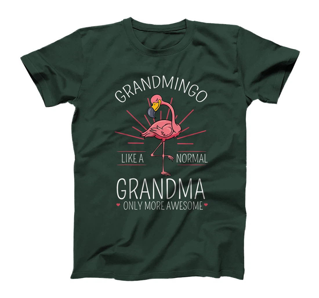 Grandmingo Flamingo Lover Grandma Granny Gramma Grandmother T-Shirt