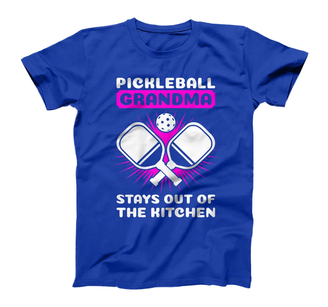 Womens Pickleball grandma stays out of the kitchen grandmother T-Shirt