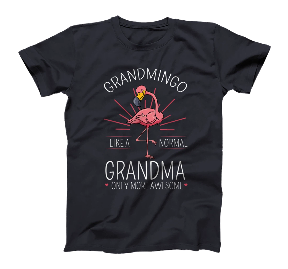 Grandmingo Flamingo Lover Grandma Granny Gramma Grandmother T-Shirt