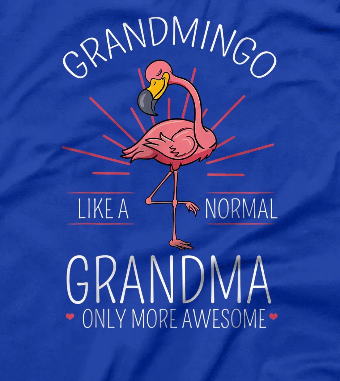 Grandmingo Flamingo Lover Grandma Granny Gramma Grandmother T-Shirt