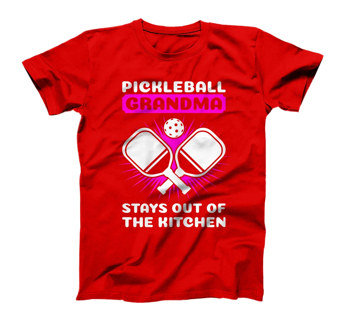 Womens Pickleball grandma stays out of the kitchen grandmother T-Shirt