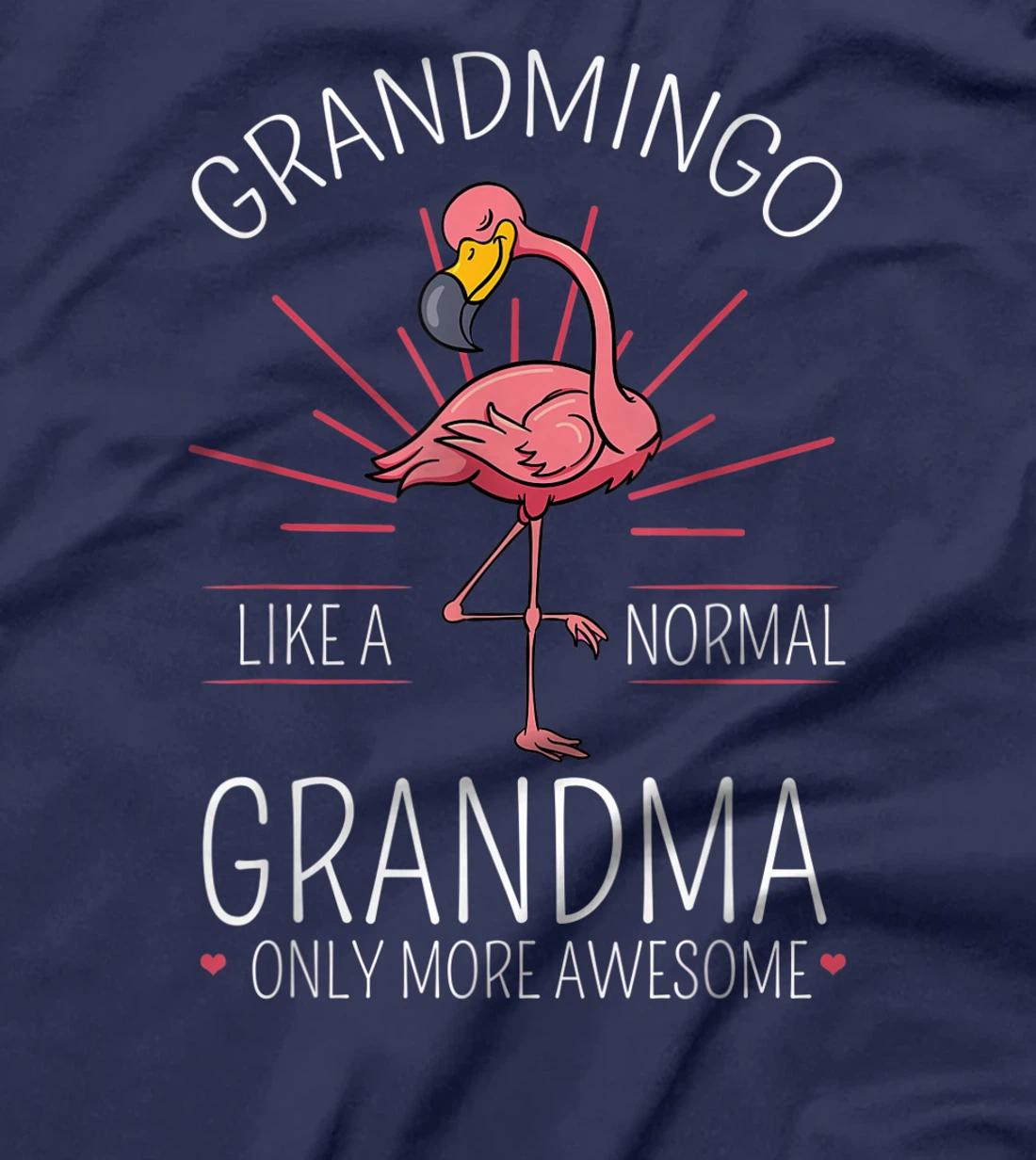Grandmingo Flamingo Lover Grandma Granny Gramma Grandmother T-Shirt
