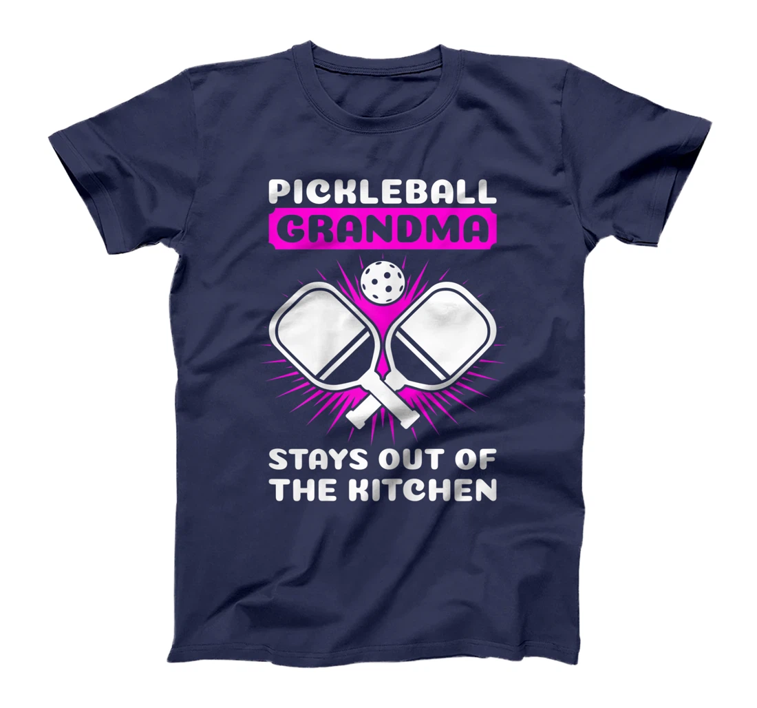 Womens Pickleball grandma stays out of the kitchen grandmother T-Shirt