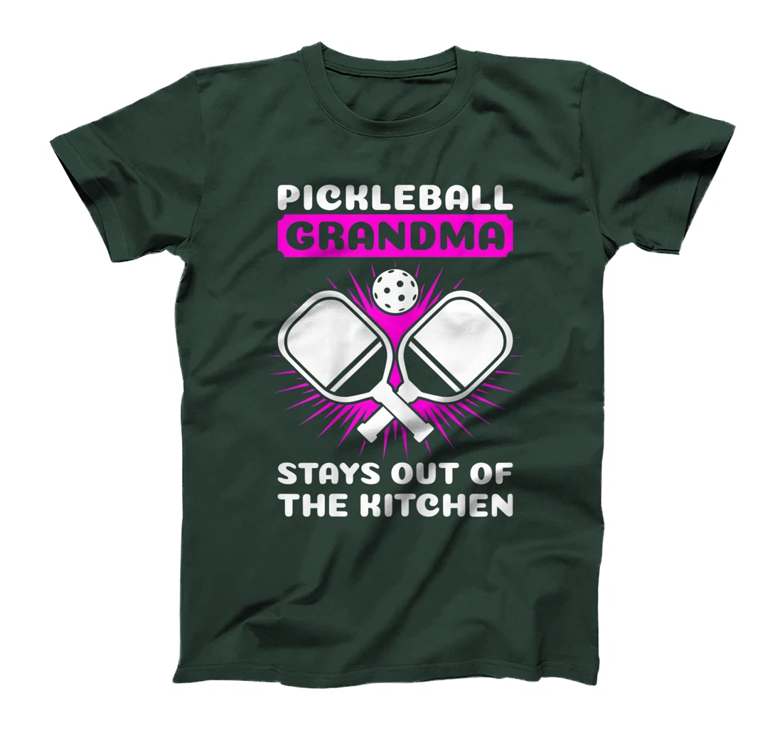 Womens Pickleball grandma stays out of the kitchen grandmother T-Shirt