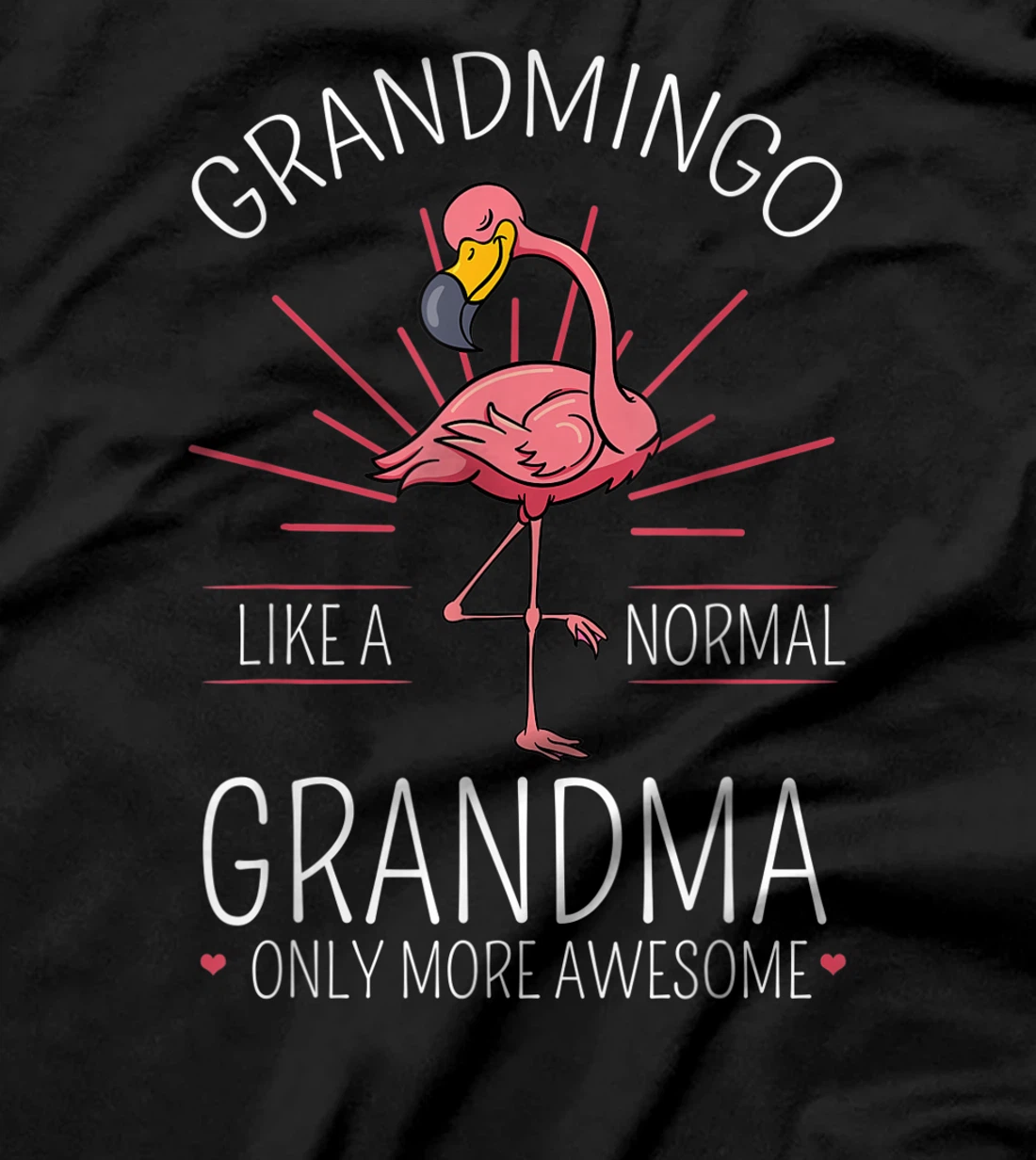 Grandmingo Flamingo Lover Grandma Granny Gramma Grandmother T-Shirt