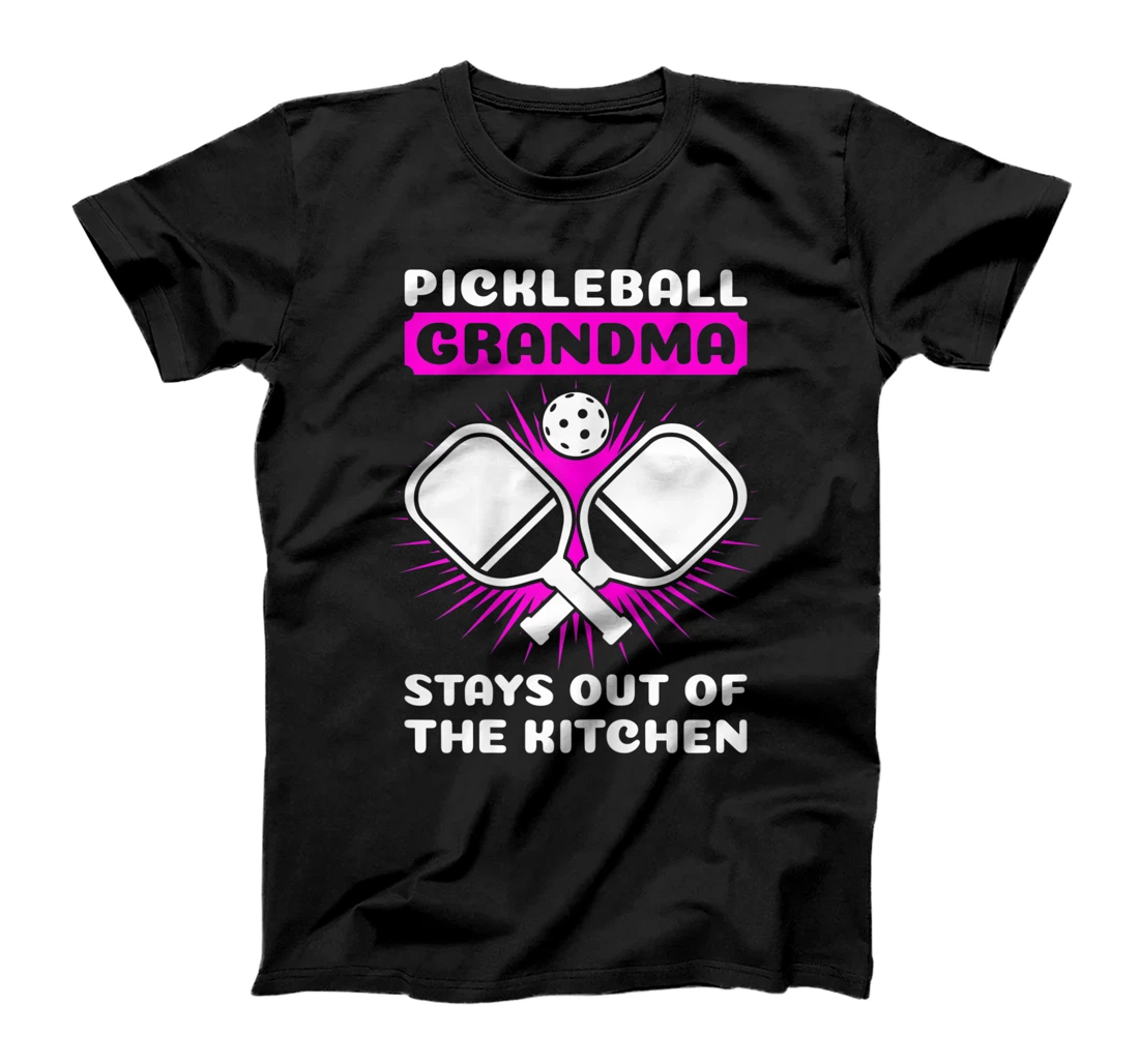 Womens Pickleball grandma stays out of the kitchen grandmother T-Shirt