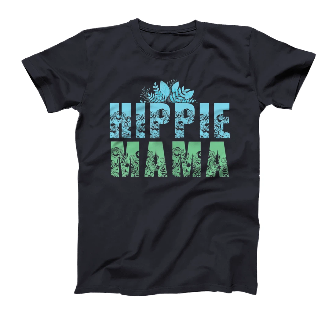 Womens Hippie Mama Peace Lover Women T-Shirt