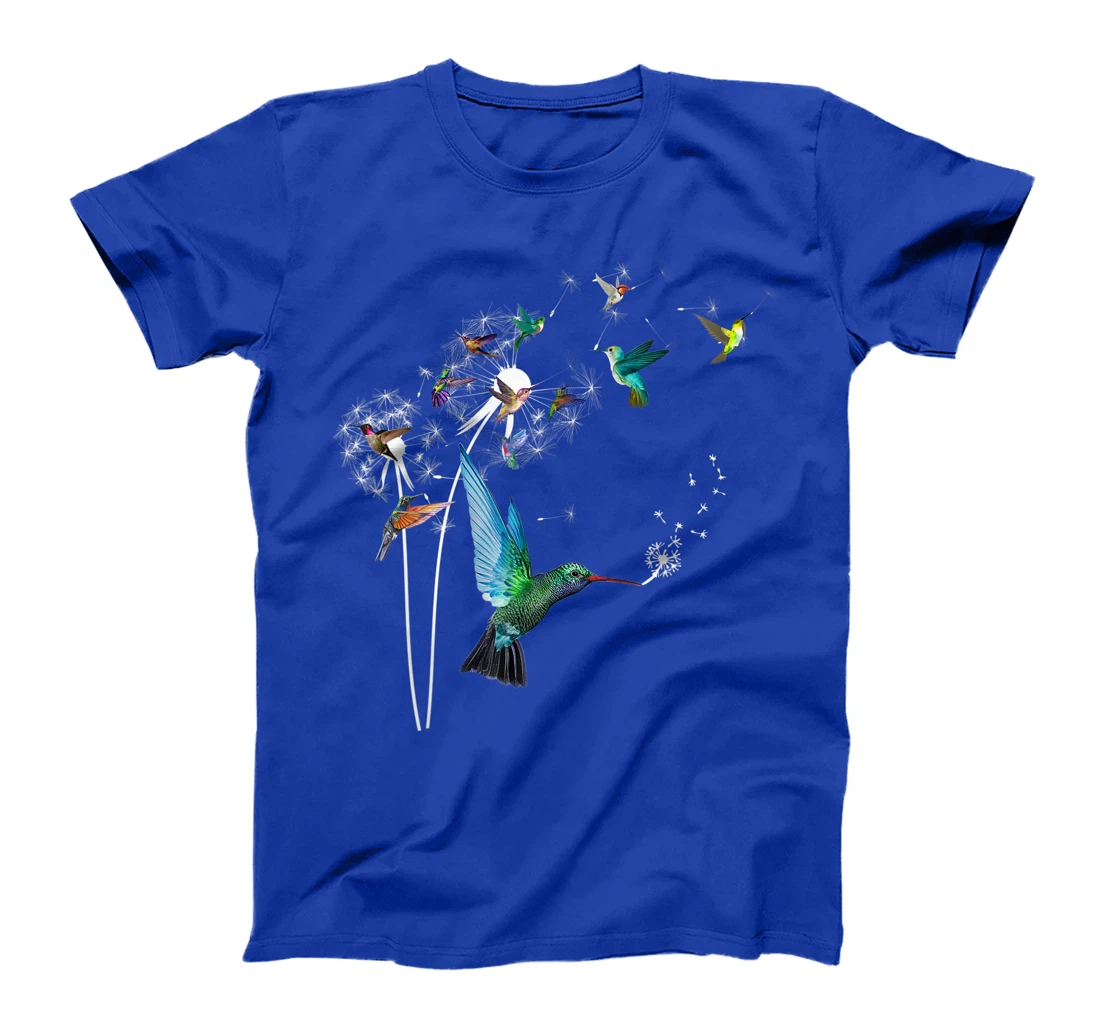 Hummingbird Pajamas Dandelion Flower Bird Watchers T-Shirt