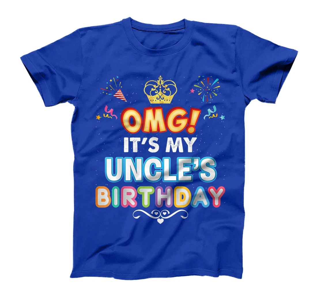 OMG It's My Uncle Birthday Happy Gift Vintage Perfect Kid T-Shirt