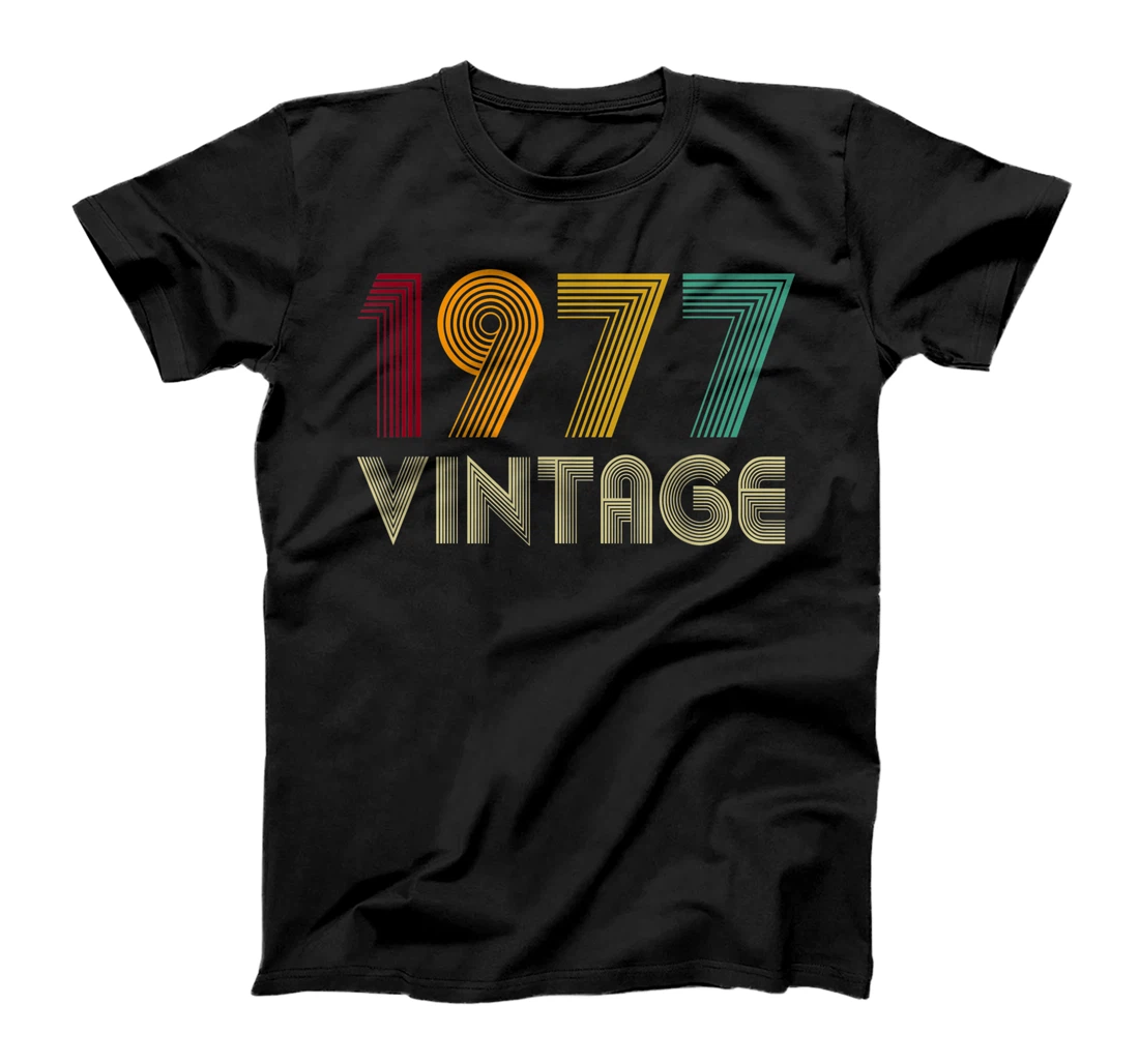 Vintage 1977 TShirt 44th Birthday Gifts 44 Years Old T-Shirt