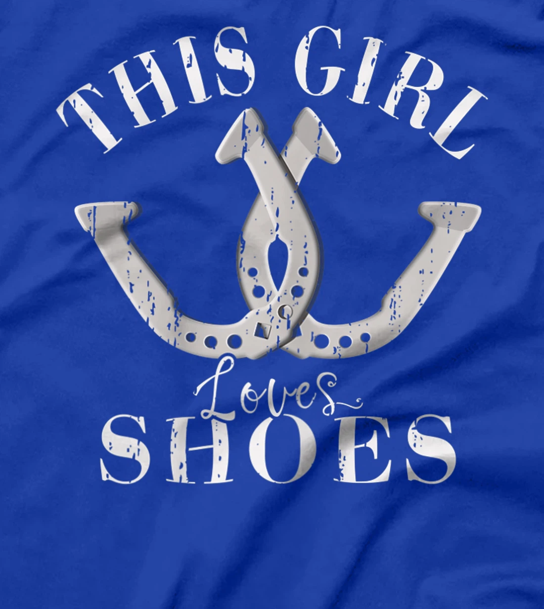 This Girl Loves Shoes – Funny Horseshoe Pitching Saying T-Shirt