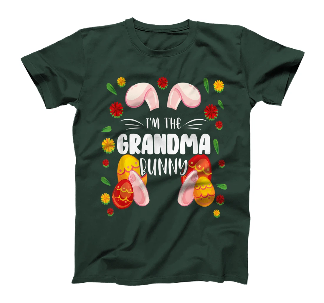 I'm The Grandma Bunny Matching Family 2021 Bunny Gang Crew T-Shirt