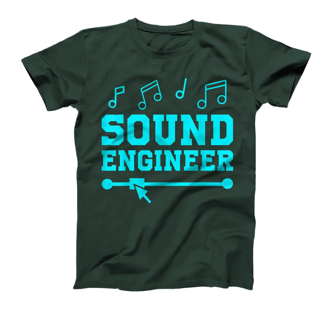Sound Engineer Musical Notes Technical Worker Music Voice T-Shirt