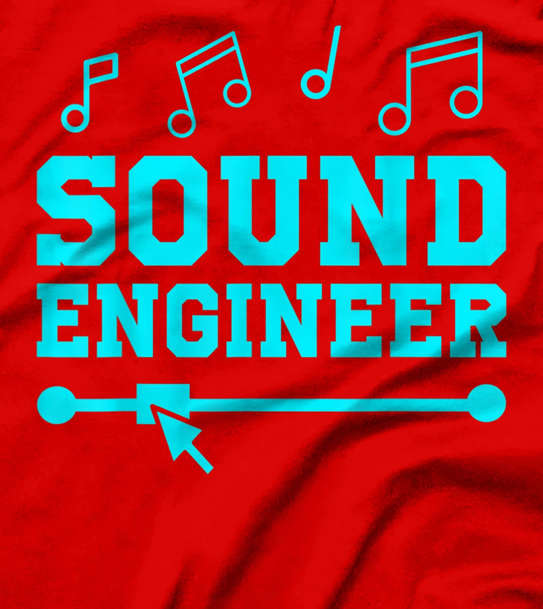 Sound Engineer Musical Notes Technical Worker Music Voice T-Shirt