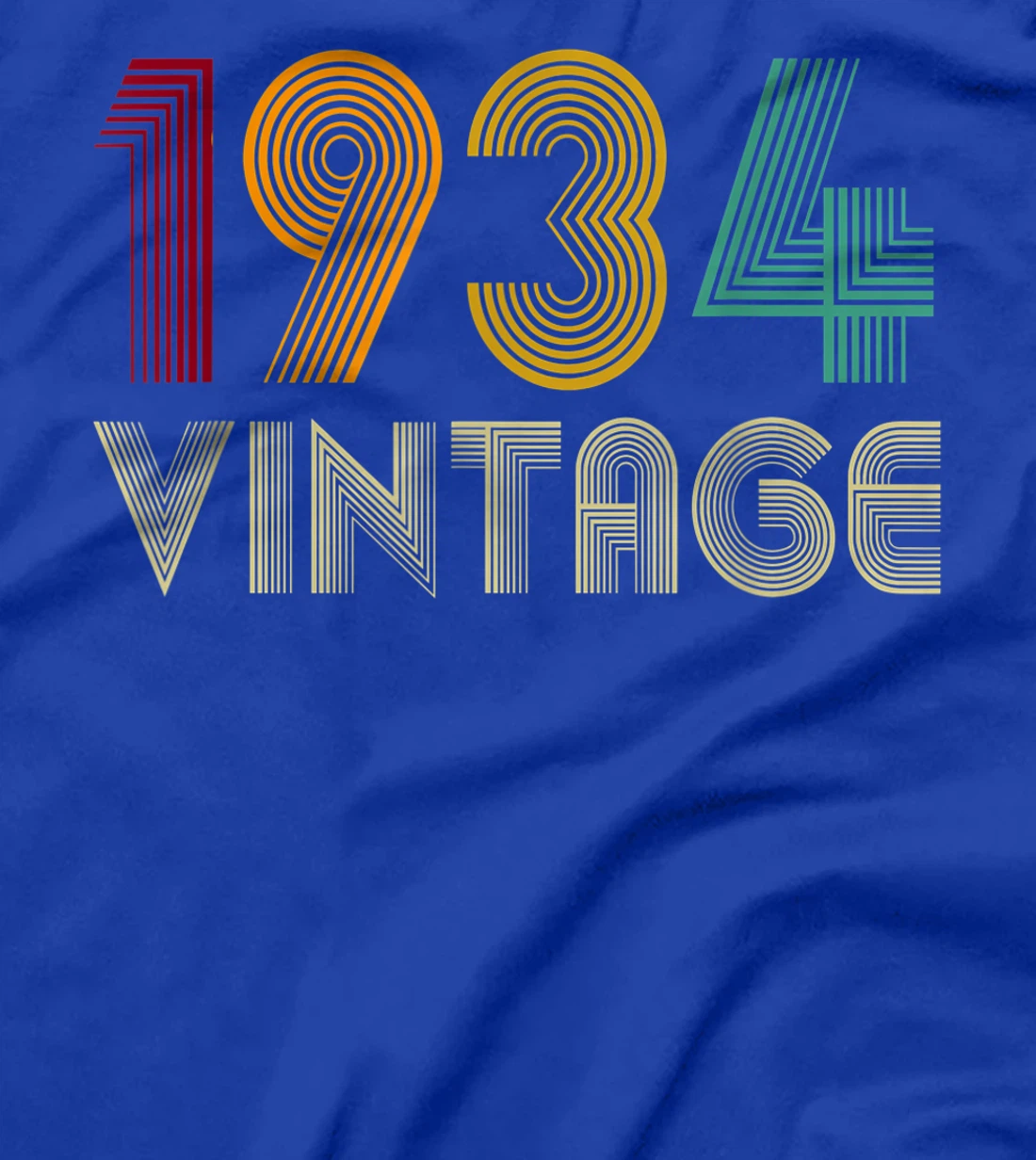 Vintage 1934 TShirt 87th Birthday Gifts 87 Years Old T-Shirt