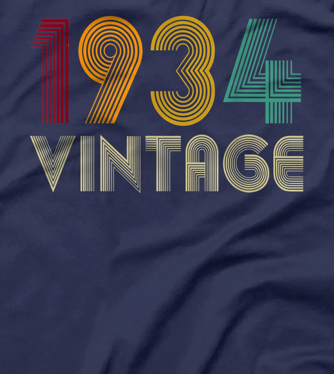 Vintage 1934 TShirt 87th Birthday Gifts 87 Years Old T-Shirt