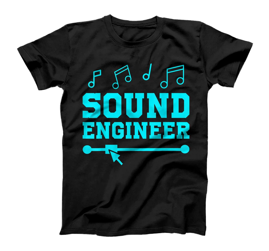 Sound Engineer Musical Notes Technical Worker Music Voice T-Shirt
