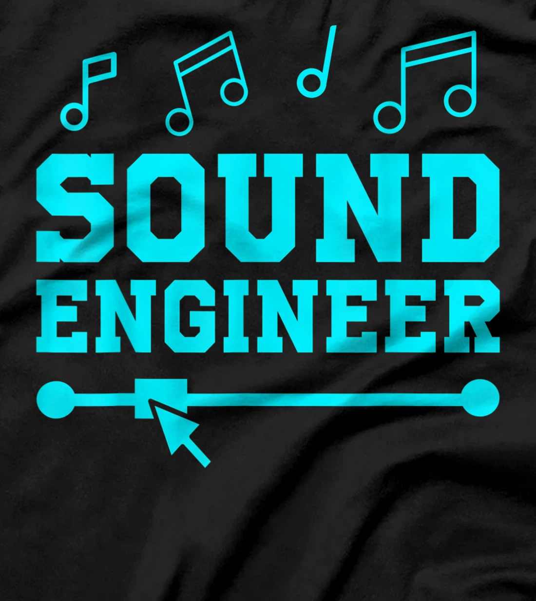 Sound Engineer Musical Notes Technical Worker Music Voice T-Shirt