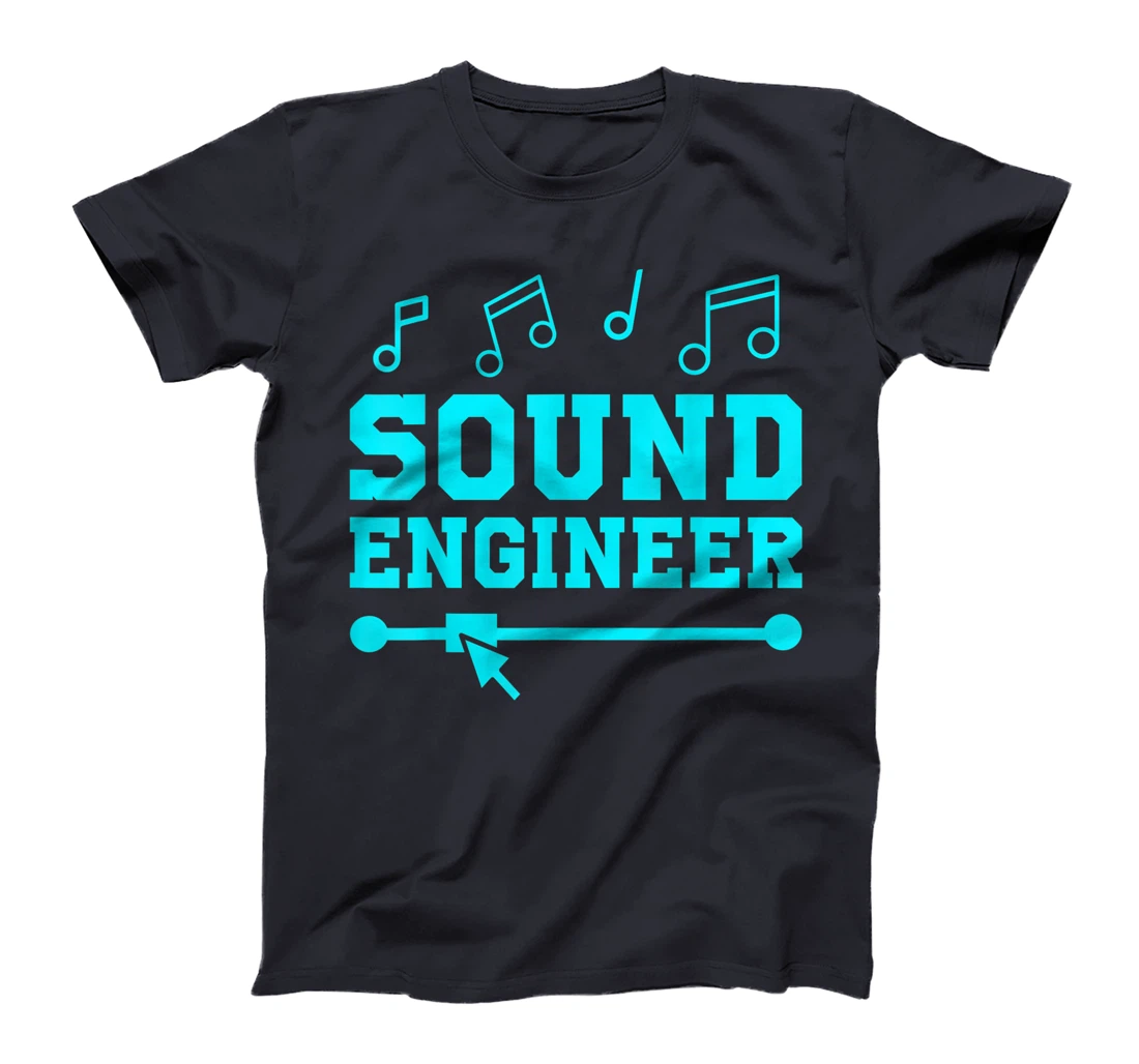 Sound Engineer Musical Notes Technical Worker Music Voice T-Shirt