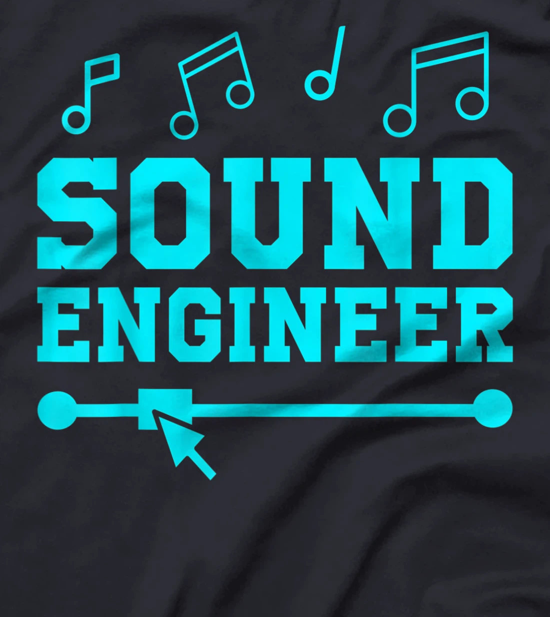Sound Engineer Musical Notes Technical Worker Music Voice T-Shirt
