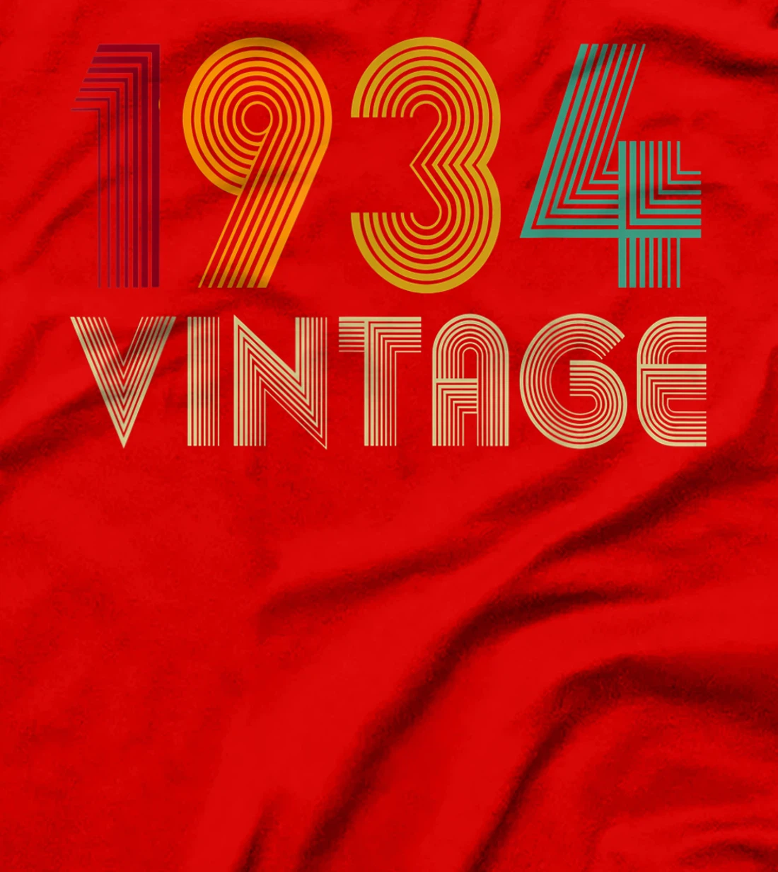 Vintage 1934 TShirt 87th Birthday Gifts 87 Years Old T-Shirt