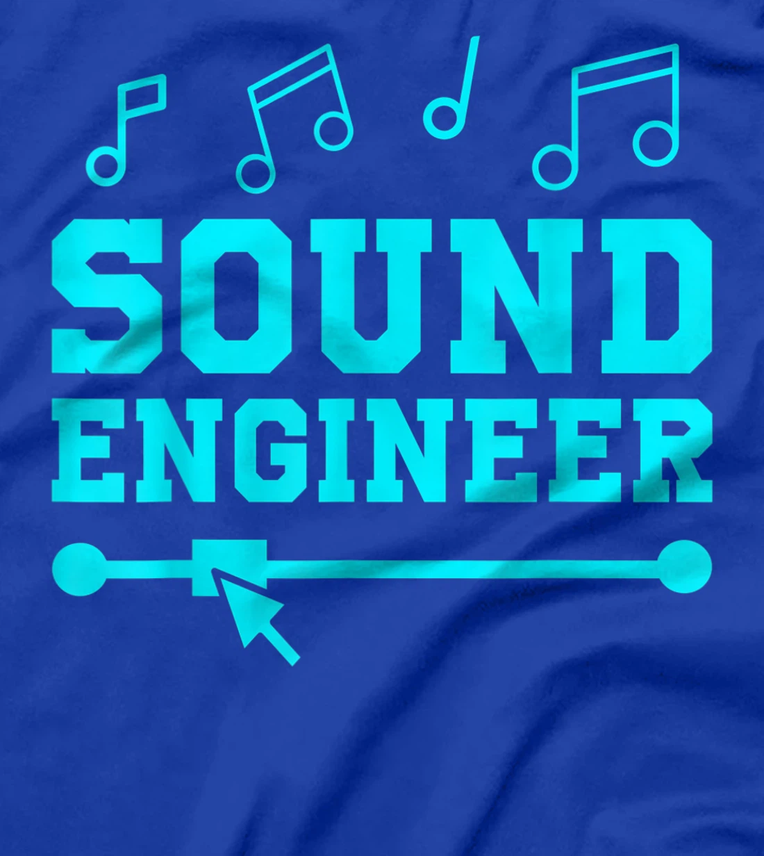 Sound Engineer Musical Notes Technical Worker Music Voice T-Shirt