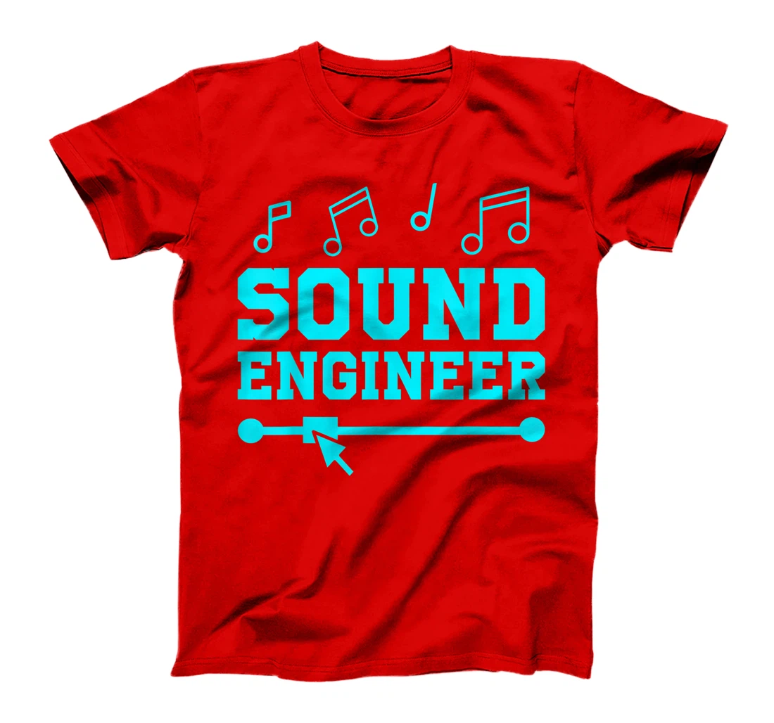 Sound Engineer Musical Notes Technical Worker Music Voice T-Shirt