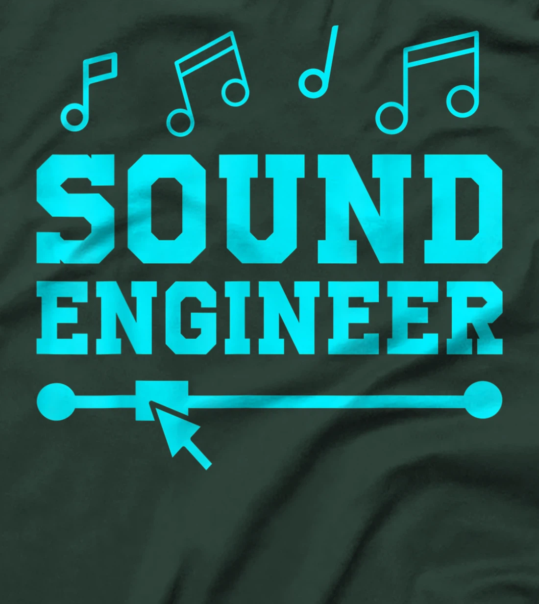 Sound Engineer Musical Notes Technical Worker Music Voice T-Shirt