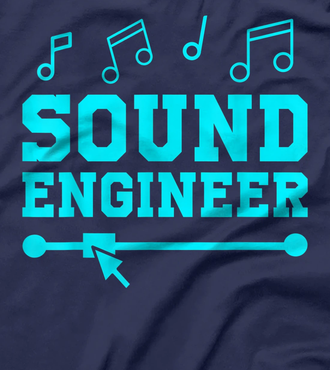 Sound Engineer Musical Notes Technical Worker Music Voice T-Shirt
