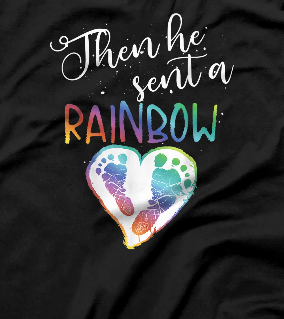 Funny Baby Pregnancy Announcement Rainbow Gift Mom To Be T-Shirt