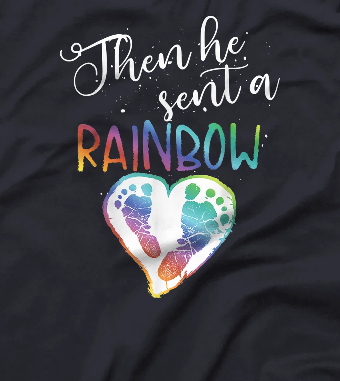 Funny Baby Pregnancy Announcement Rainbow Gift Mom To Be T-Shirt