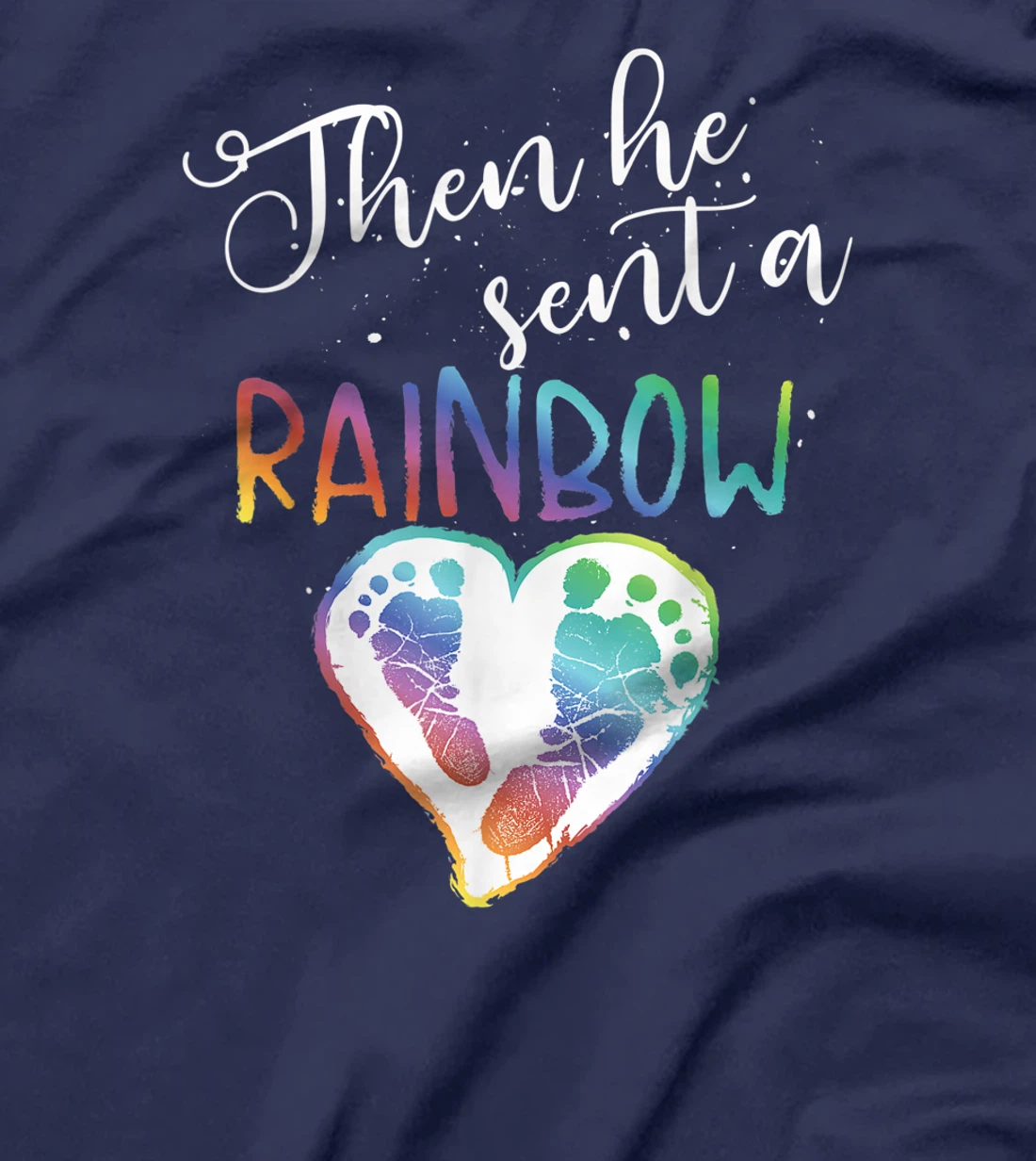 Funny Baby Pregnancy Announcement Rainbow Gift Mom To Be T-Shirt