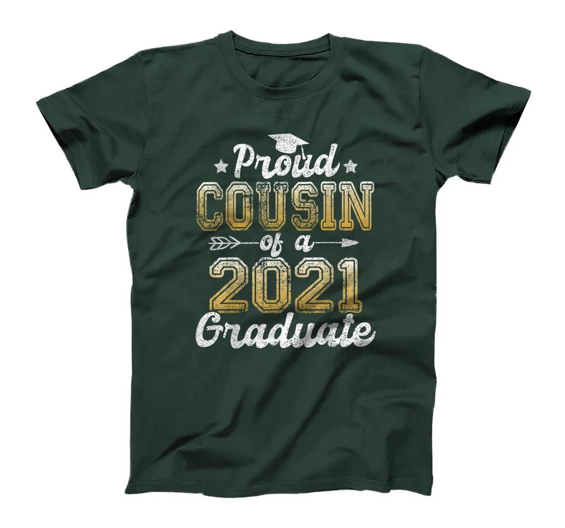 Proud Cousin of a 2021 Graduate Funny Senior 2021 T-Shirt