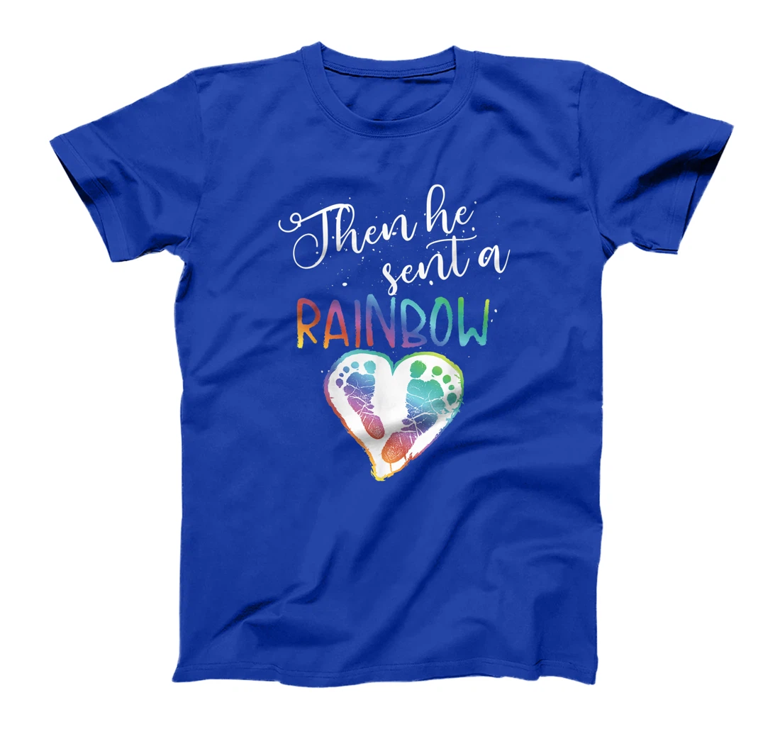 Funny Baby Pregnancy Announcement Rainbow Gift Mom To Be T-Shirt