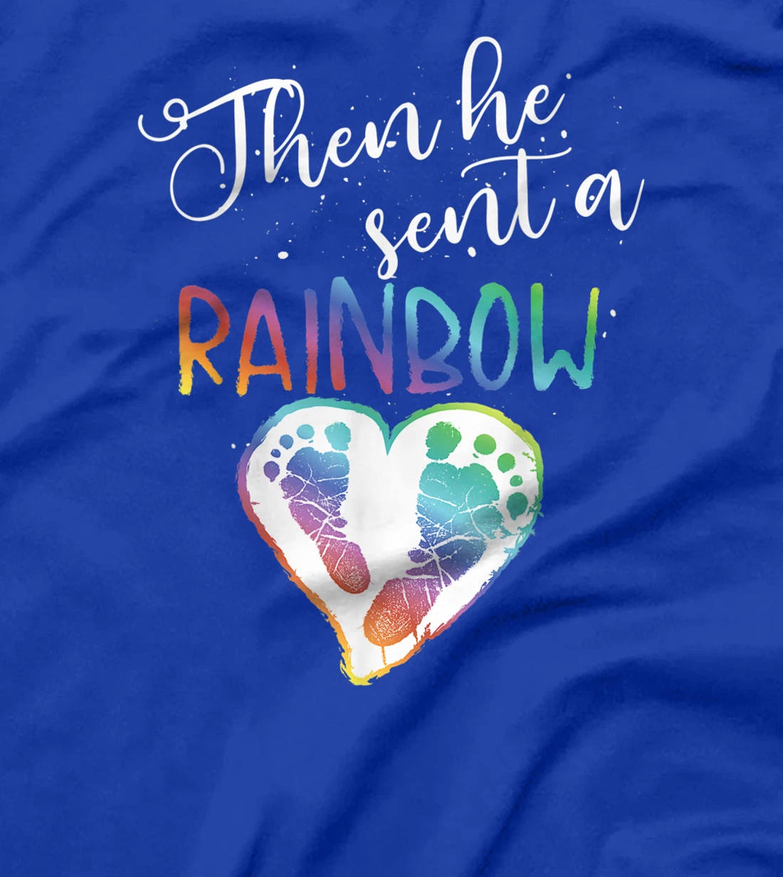 Funny Baby Pregnancy Announcement Rainbow Gift Mom To Be T-Shirt