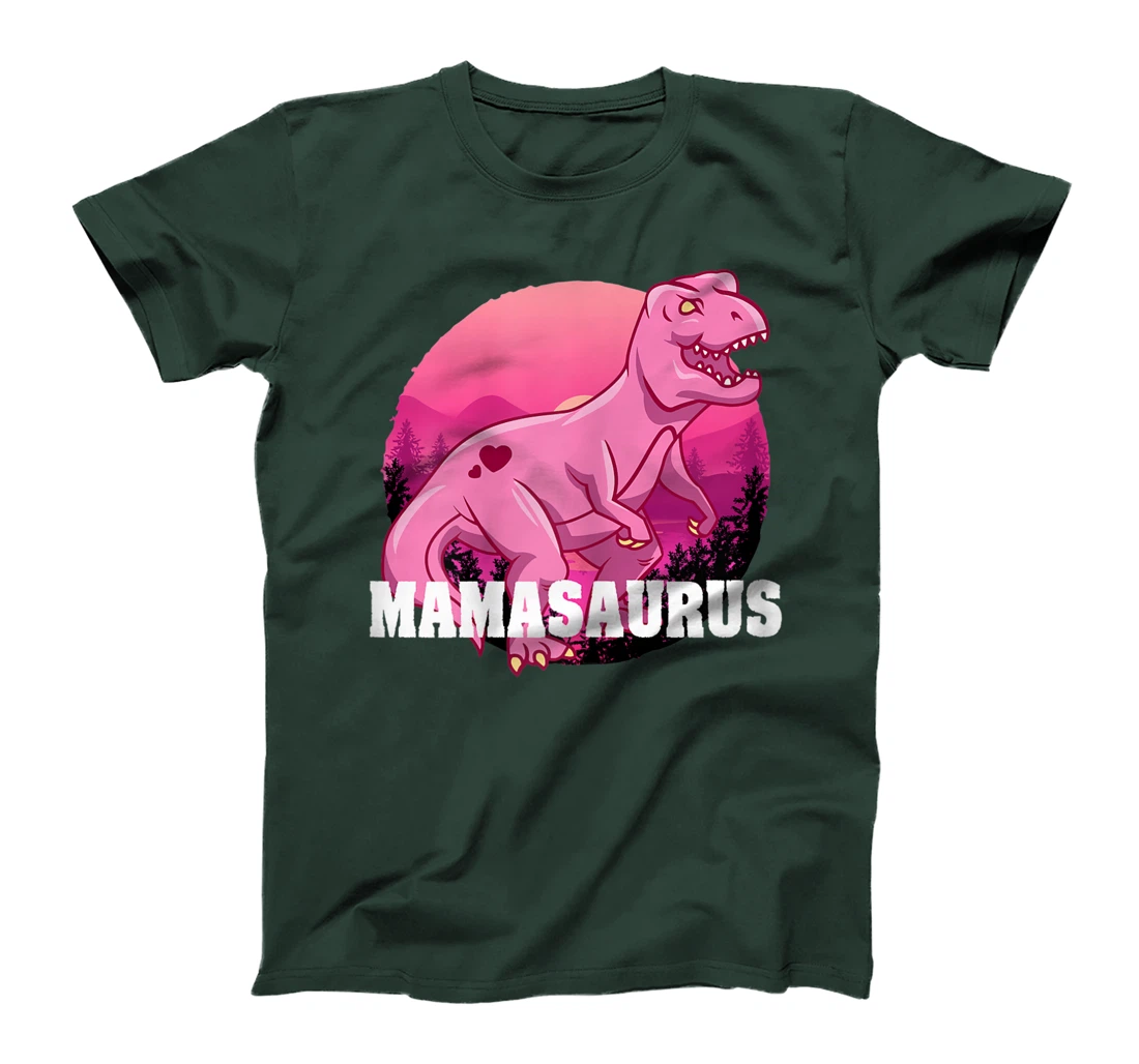Womens Mamasaurus T rex Dinosaur Funny Mama Saurus T-Shirt