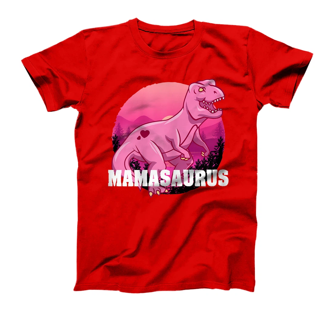 Womens Mamasaurus T rex Dinosaur Funny Mama Saurus T-Shirt