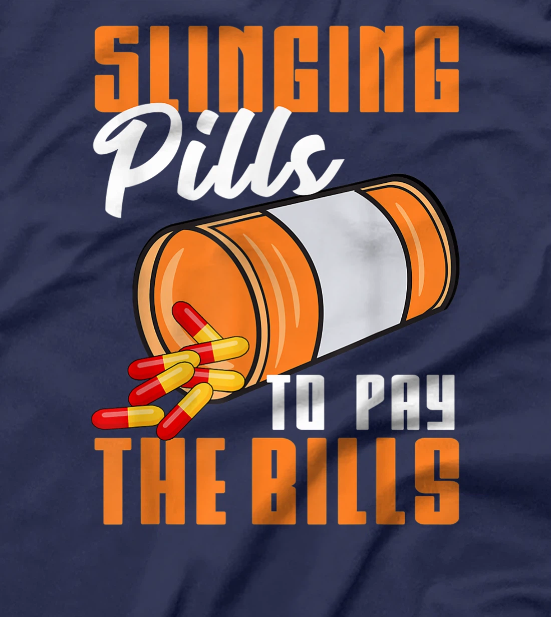 Funny Pharmacist Gift For Men Women Cool Pharmacy Tech Pill T-Shirt