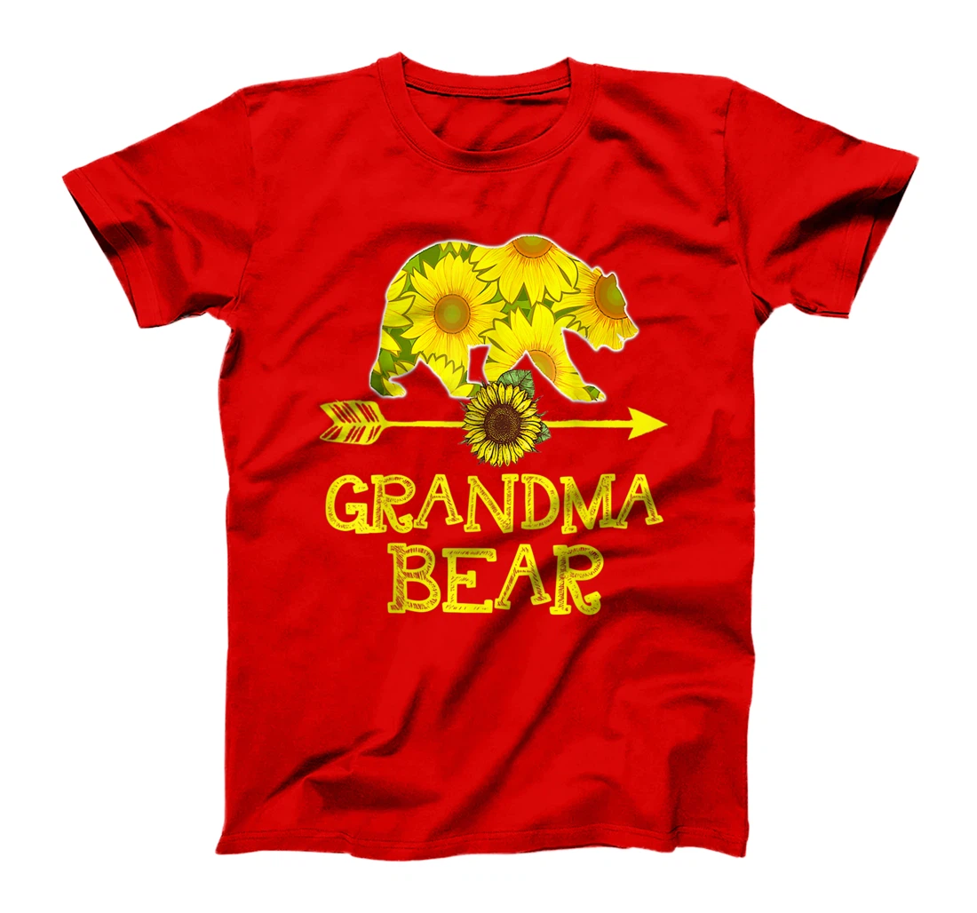 Cute Grandma Bear Sunflower Mothers Fathers Essential T-Shirt