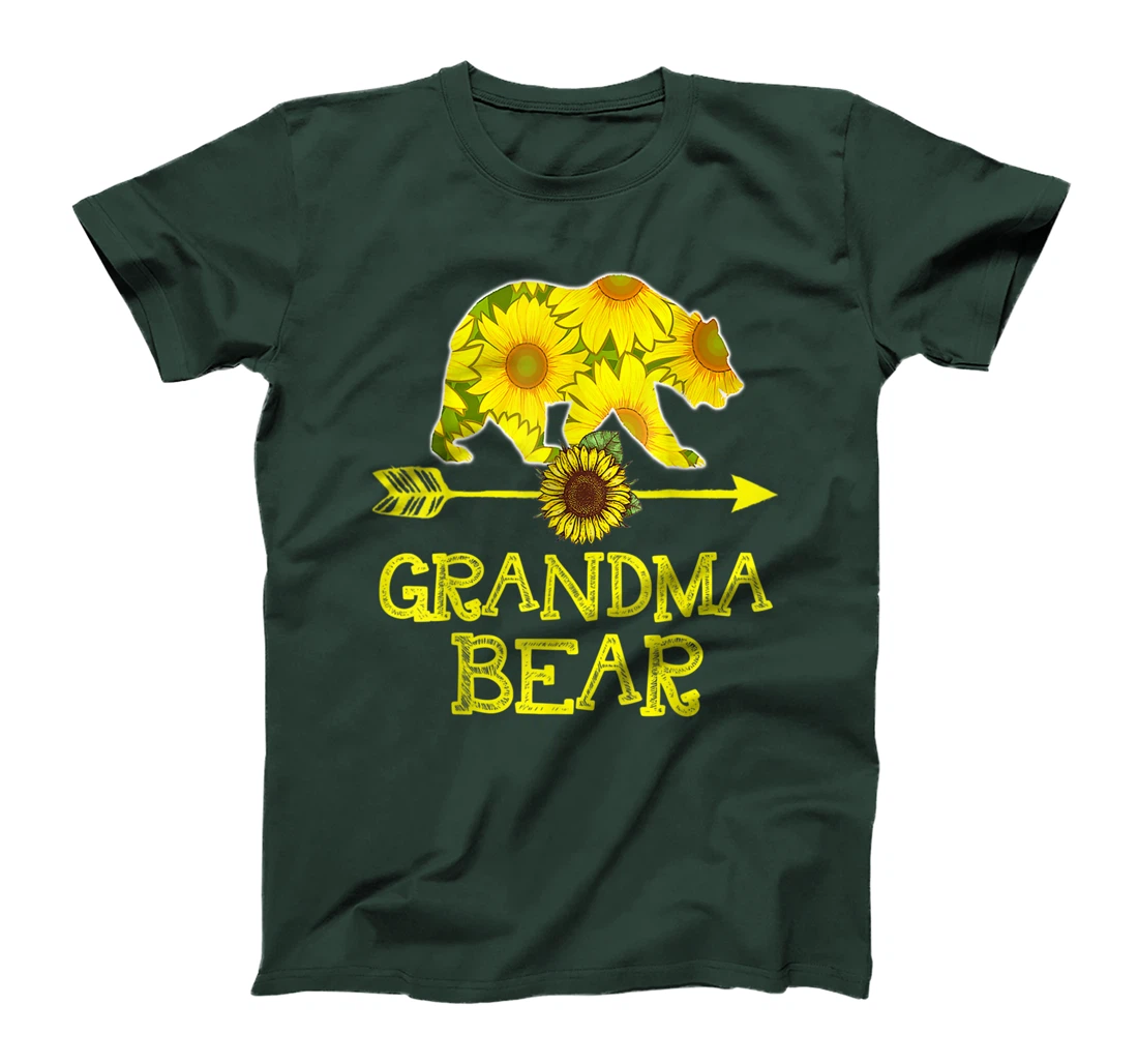 Cute Grandma Bear Sunflower Mothers Fathers Essential T-Shirt