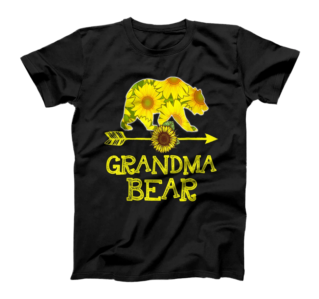 Cute Grandma Bear Sunflower Mothers Fathers Essential T-Shirt