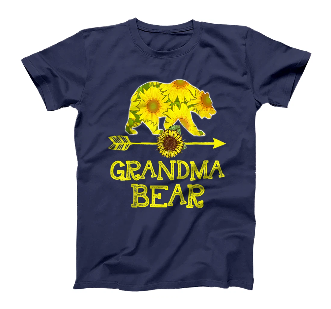 Cute Grandma Bear Sunflower Mothers Fathers Essential T-Shirt