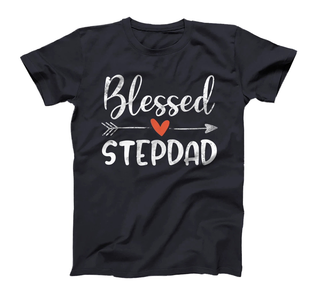 Blessed Stepdad Happy Blessings Father's Day T-Shirt
