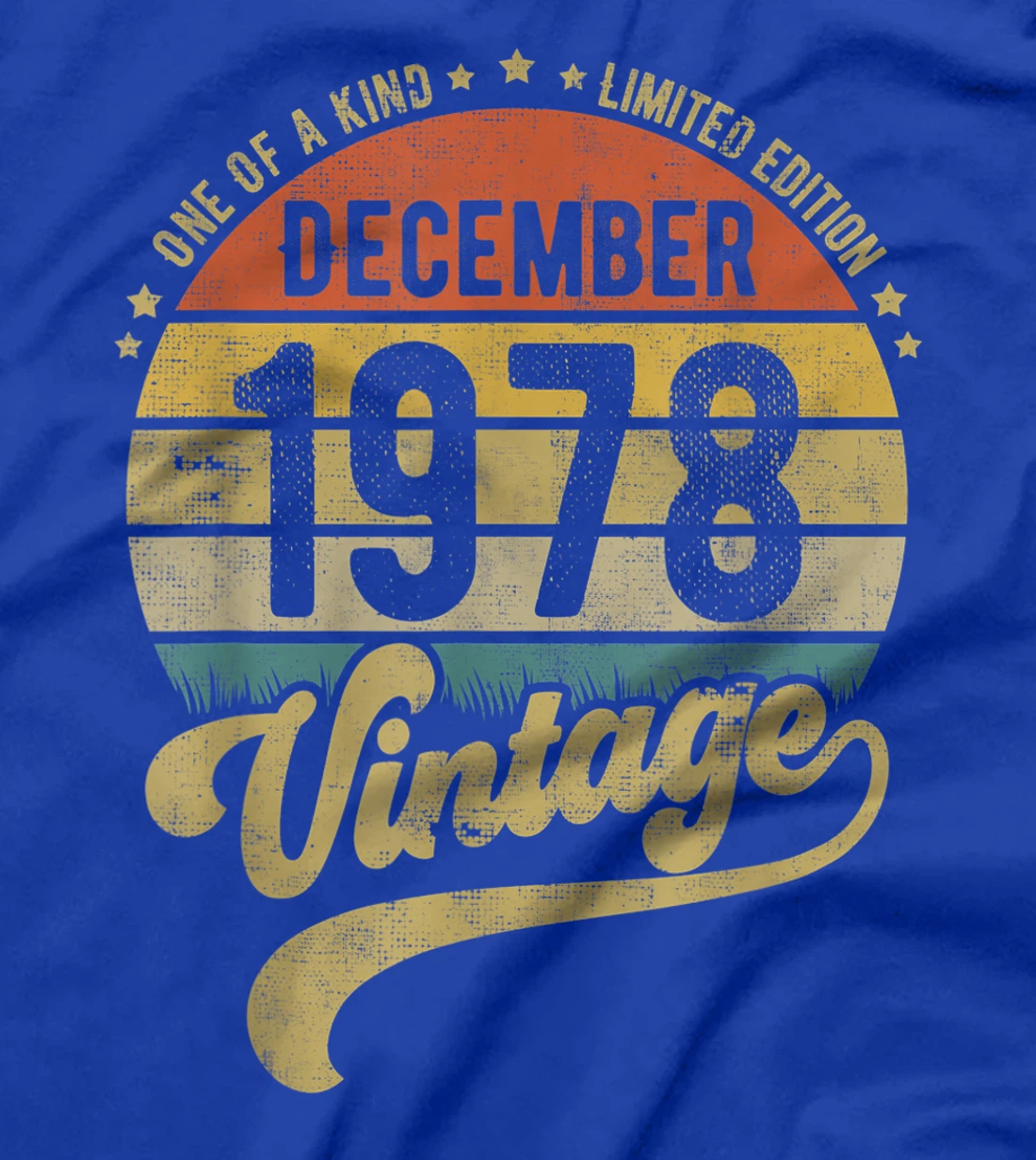 Reto Vintage 42nd Birthday Tee, Born in December 1978 Gift T-Shirt