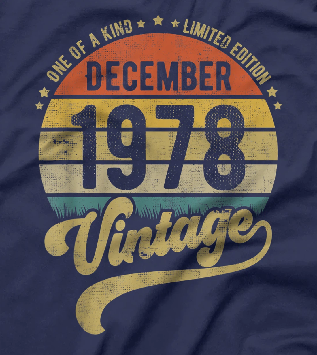 Reto Vintage 42nd Birthday Tee, Born in December 1978 Gift T-Shirt