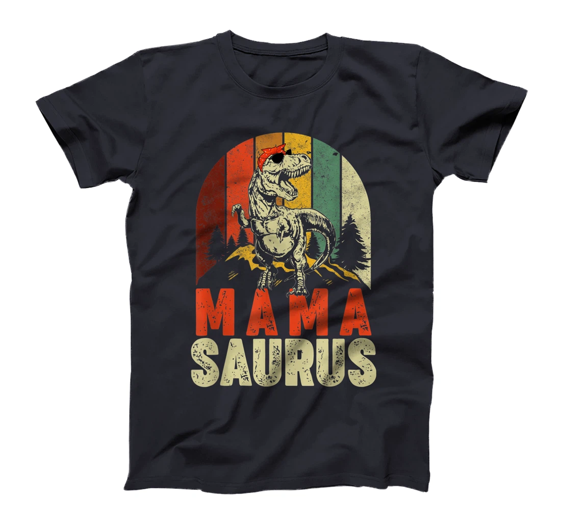 Mamasaurus T Rex Dinosaur Mama Saurus Family Matching T-Shirt